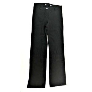 Betabrand Dress Pant Yoga Pants Black Straight Leg Slacks Womens Medium Long